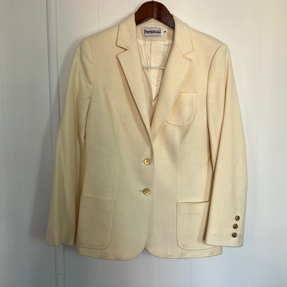 Vintage cream blazer